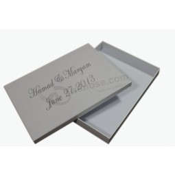 Custom with your logo for High Quality White Colour Rigid Paper Box (YY-B0251)