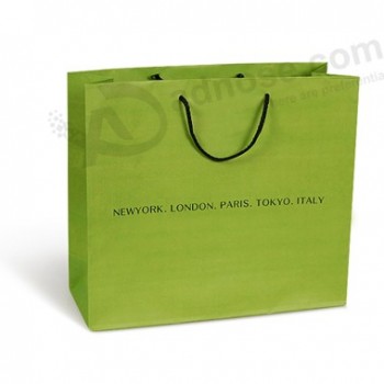 顶级销售100％创意定制生态-友好的再生纸袋 (年年-湾004)带有你的标志