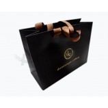 Hot Sell Gift Paper Bag with Satin Ribbon for Closure (YY-B0095) with your logo