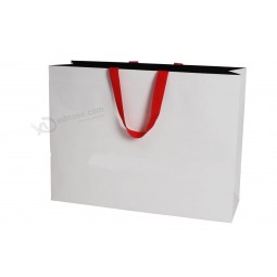 Professional Manufacture Paper Bag with Ribbon Handle (YY-B0098) with your logo