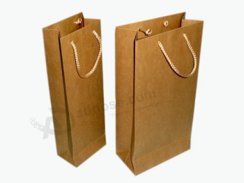 花哨的定制葡萄酒纸包装袋 (年年-湾0110) 带有你的标志