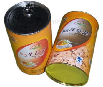 Unique High Quallity Metal Top on Two Ends Paper Tube Packaging (YY--B0099) with your logo