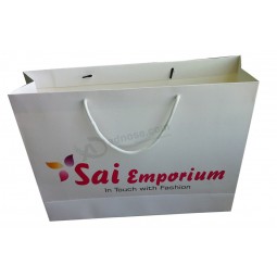 Wholesale custom your logo for High Quality Classic Design Paper Shopping Bag (YY-B0159)