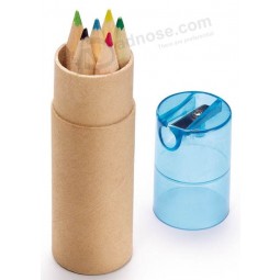 Professional custom with your logo for Blue Colour Plastic Top New Design Paper Tube (YY-B0119)