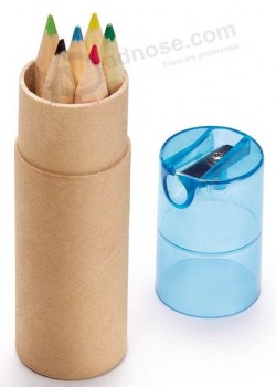 Professional custom with your logo for Blue Colour Plastic Top New Design Paper Tube (YY-B0119)