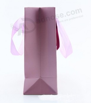 Whole Red Colour Paper Bag with Ribbon Handles (YY-B0129) with your logo