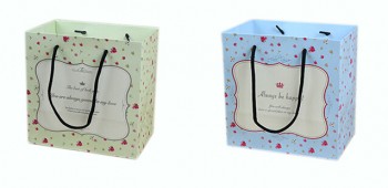 고품질 컬러 디자인 종이 가방 (와이와이-비0201) 귀하의 로고와 함께