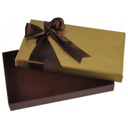 Professional custom with your logo for Golden Colour Paper Gift Box for Chocolate Packaging (YY--B0179)
