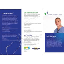 Custom with your logo for Equisite Design Custom Paper Printed Company Intruduction Brochure (YY--H0009)
