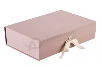 Professional custom with your logo for New Design Lovely Ribbon Paper Gift Box (YY--B0277)