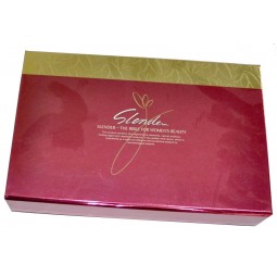 Custom logo for Red Colour Paper Custom Gift Box (YY--B0297)