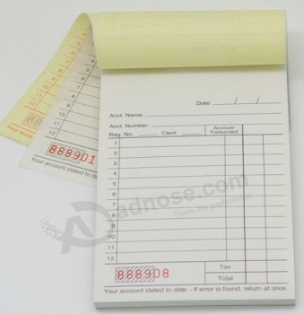 Custom with your logo for Bill Carbon Paper Receipt Book Printing (YY-CB002)
