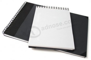 изготовленный под заказ высокий-епd черный цвет высококачественных высококачественных спиральных ноутбуков оптом (уу-п0020) с вашим логотипом