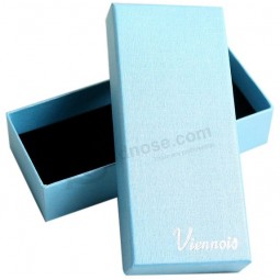 коробка подарка ювелирных изделий высокого качества голубая (уу--б0326) с вашим логотипом