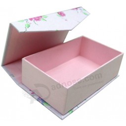 Professional customized Elegant Pink Paper Gift Box Wholesale (YY-P0131)