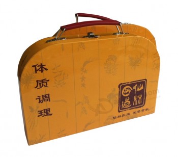 Wholesale Custom with your logo Unique Design Hot Sale Paper Handle Box (YY-B0239)