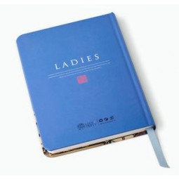 고품질 블루 컬러 가죽 노트북 (와이와이-엔0131) 귀하의 로고를 사용자 정의하십시오