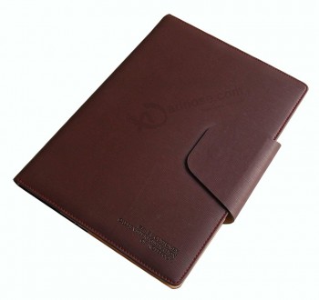 высококачественный элегантный коричневый цвет кожаный ноутбук (уу-п0100) для продажи 