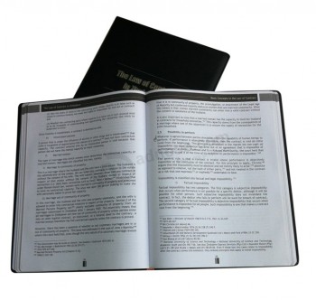 专业定制高品质黑色页u皮革封面书 (年年-湾0308)