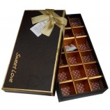 Custom with your logo for New Design Handmade Recycle Cardboard Chocolate Gift Box (YY--B0019)