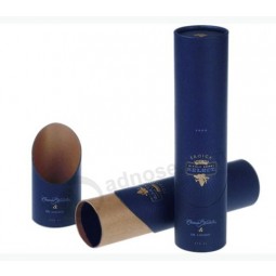 2017 Manufacturer Rounded Tube Single Bottle Wine Gift Box (YY-W0033)with your logo