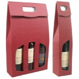 2016 High Quality Two Bottle Paper Wine Box (YY-W0103)with your logo