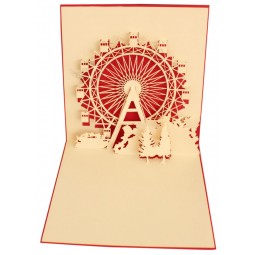 Wholesale custom cheap Environmental Paper Greeting Card for Festivals (YY-C0004)