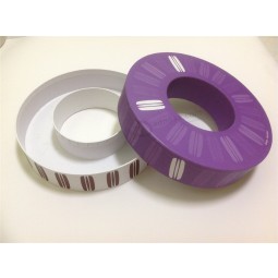 Boîte à bagues annulaire de conception personnalisée et boîte de papier de cercle