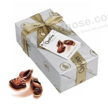 Factory Custom Food Grade Chocolate Box with Greeting Card