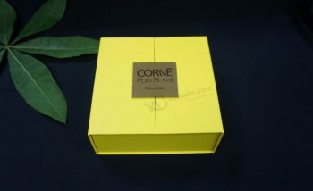 бумажная коробка для пищевых продуктов для логотипа шоколадного металла