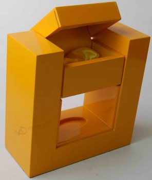 Embalagem brilhante da caixa de papel eletrônica do presente da promoção da cor
