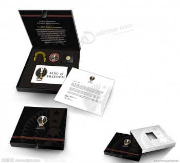 Venta caliente promoción personalizada impresión de lujo caja de regalo de embalaje