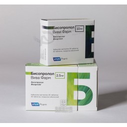 Bio-Biodégradable raisonnable prix personnalisé en carton boîte d'emballage de médicaments