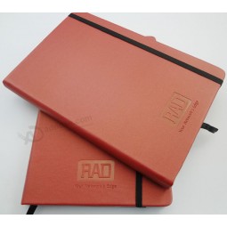 Stampa notebook, soft pu notebook, copertina in pelle, testo nero