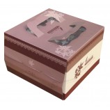 Hot Selling Handmade Paper Box with UV Printing and Handle