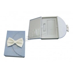 Boîte-cadeau rigide en carton carré design personnalisé avec plateau blister