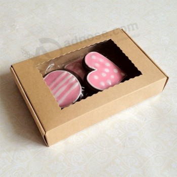 Gift Packaging Cardboard Box with Transparent Lid PVC Window