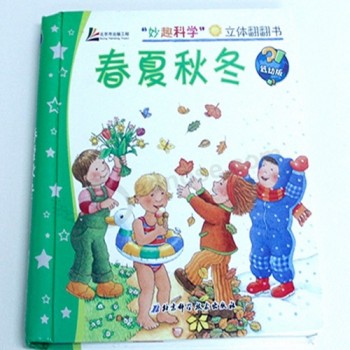 Impressão inglesa personalizada do livro da história, serviço de impressão do livro de crianças