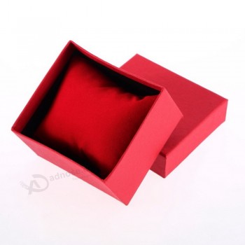 Papelão jóias relógio caixa de presente de papel dobrável com inserção de espuma