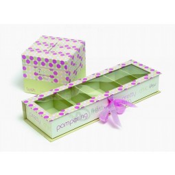 Caja de embalaje del paquete de papel elegante al por mayor para el regalo