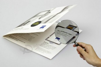 Hd-printen goedkope papieren webkey met dubbele zijden full colour bedrukking kan op alle computers werken
