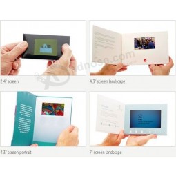 2.4"2.8"3" 4.3 " 5" 7"10.1"Screen Catalogue Video Brochure for Promotion