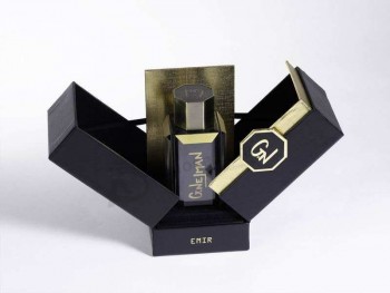 定制设计化妆品折叠礼品纸香水包装盒