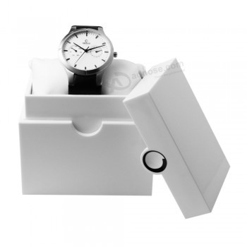 Scatola di cartone con logo personalizzato per orologio con cuscino