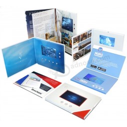 Factory Custom Video Player Download Video LCD Business Card Video Brochure for Advertising