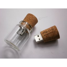New Lovely Glass Drift Bottle 1/2/4/8GB USB 2.0 Memory Flash Stick Pen Drive