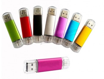 4GB-64GB Dual OTG USB Flash Drive for Smart Phone