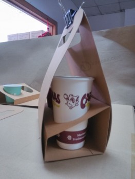 에코-친화적 인 테이크 아웃 종이 음식 상자 음식 학년 커피 tak이자형way 상자
