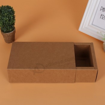 Piccola scatola di immagazzinaggio di regalo del cassetto del cartone di carta scorrevole/Cassettiera artigianale