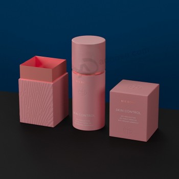 Customized Emboss Hot Stamping Logo Cardboard Gift Box Round Paper Tube Cosmetic Box